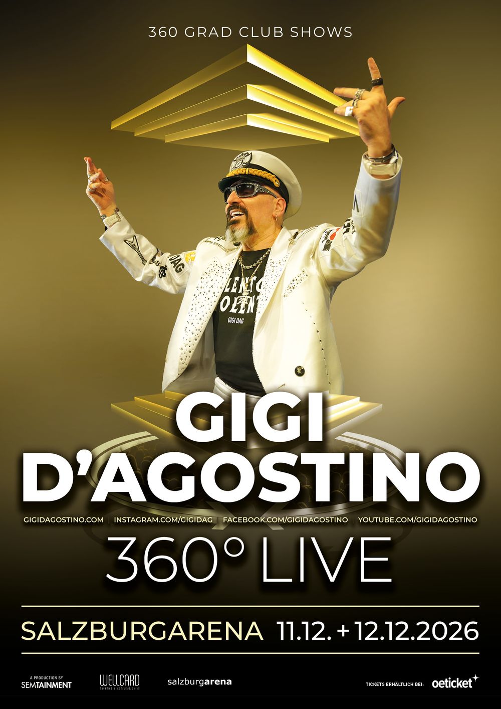 Gigi D'Agostino • 360° Salzburgarena Show 2